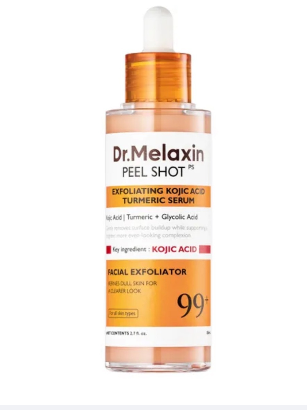 Peel Shot Exfoliating Kojic Acid Turmeric Serum - Orange